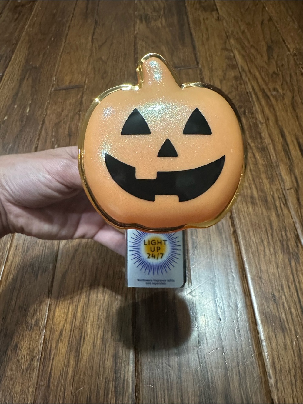 🎃 New Bath & Body Works Neon Jack-O'-Lantern Wallflowers fragrance plug
